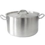 Кастрюля (нержав.) 10,0 л., d-28cм, h-18cм, тройное дно (индукция), с мерной шкалой