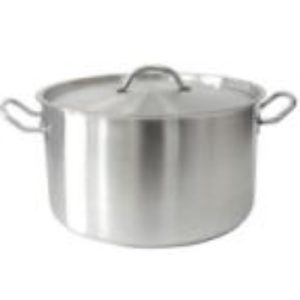 Кастрюля (нержав.) 10,0 л., d-28cм, h-18cм, тройное дно (индукция), с мерной шкалой