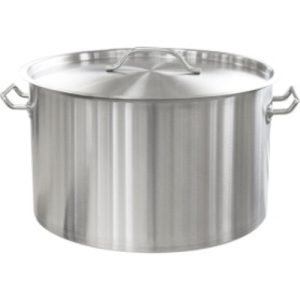 Кастрюля (нержав.) 40,0л., d-45см, h-26см, тройное дно (индукция),с мерной шкалой