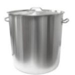 Котел (нержав.) 71,0 л. высокий для индукц. плиты (одинарное дно) 450х450мм.