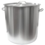 Котел (нержав.) 98,0 л. высокий для индукц. плиты (одинарное дно) 50х50см.