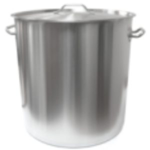 Котел (нержав.) 98,0 л. высокий для индукц. плиты (одинарное дно) 50х50см.