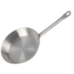 Сковорода (нерж) d=220, h=41мм., тройное дно (индукция)