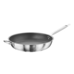 Сковорода (нерж) d=340мм, h=70мм АП покр.,с доп.ручк(индукция)