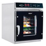 Пароконвектомат ПК (парогенератор, 6 GN 1/2, вся нерж, без гастроемкостей, верхняя панель управления) черный дизайн