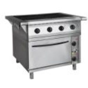 Плита электрическая 4-х конф. напольная с жар. шкафом ПЭП-0,48-ДШ-Н2-01 (вся нерж., 840(1050)х850(895)х860(880)мм, 16,8кВт, 380В)