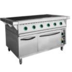 Плита электрическая 6-ти конф. с жар. шкафом ПЭП-0,72-ДШ-Н2-01 (вся нерж.) (1265(1475)х850(895)х860(880)мм)