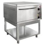 Шкаф жарочный 1-секционный ШЭЖП-1 лицо нерж, 840х840(900)х1065(1085) мм