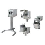 Машина универсальная кухонная УКМ-01 (мясорубка, овощерезка с протиркой, взбивалка с бачком, подставка)