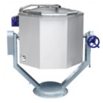 Котел пищеварочный электрический, ручное опрокидывание, паровая рубашка, цельнотянутый КПЭМ-100-ОР