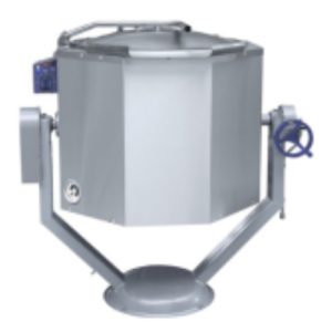 Котел пищеварочный электрический, ручное опрокидывание, паровая рубашка,цельнотянутый КПЭМ-160-ОР