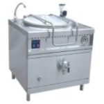 Котел пищеварочный электрический, сливной кран,паровая рубашка, цельнот КПЭМ-250/9 Т(полностью нерж)