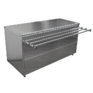 Стол нейтральный Лира-Профи Эко СН/ЛПЭ-1500 (1500х705(1030)х850(870) мм, оцинк.сталь, 220В)