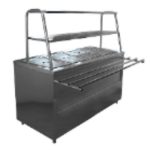 Мармит 2-х блюд 7 гастр. Лира-Профи Эко МЭП-2Б/ЛПЭ-1500 (1500х1030х1482мм, 1,6 кВт, 220 В)