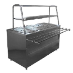 Мармит 2-х блюд 7 гастр. Лира-Профи Эко МЭП-2Б/ЛПЭ-1500 (1500х1030х1482мм, 1,6 кВт, 220 В)