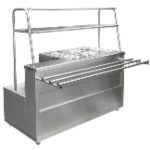 Мармит 1-х и 2-х блюд 1 конф. 5 гастр. Лира-Профи (1500х705(1030)х1462(1482), нерж.сталь, 3,06 кВт, 220/380В)