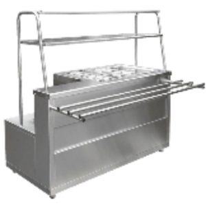 Мармит 1-х и 2-х блюд 1 конф. 5 гастр. Лира-Профи (1500х705(1030)х1462(1482), нерж.сталь, 3,06 кВт, 220/380В)