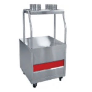 Прилавок для столовых приборов ПСП-70КМ "АСТА" полностью нерж. (630 мм.)