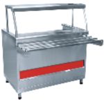 Мармит 1-х блюд 2 конфорки ПМЭС-70КМ "АСТА" (1120x705(1030)x1240мм, полн. нерж., с подсветкой, 2,14 кВт, 400/230В)