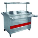 Прилавок горячих напитков ПГН-70ПМ (стол нейтральный) передвижной (1120x720(1370)x1341мм, полка, подсветка)