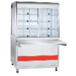 Прилавок-витрина тепловой ПВТ-70КМ "АСТА" полностью нерж., закрытый