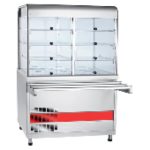 Прилавок-витрина холодильный ПВВ(Н)-70КМ-С-02-НШ "АСТА" полностью нерж.