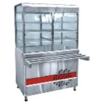 Прилавок-витрина холодильный ПВВ(Н)-70КМ-С-01-НШ "АСТА" полностью нерж.
