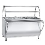 Мармит 2-х блюд с г/ёмкостями ЭМК-70МШ "ПАТША" паровой, с тепловым шкафом