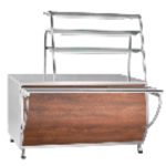 Прилавок для гор. напитков ПГН-70Т-01(нейтр. стол,3 полки,1500 мм)кашир.(1500x766(1024)x1624мм,230В)