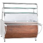 Мармит 1-х блюд ПМЭС-70Т-01(3 конфорки,3 полки,подсветка,1500 мм)кашир.(1500x766(1024)x1624 мм,400В)