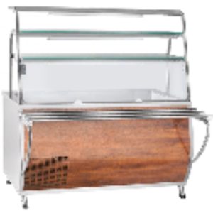 Прилавок холодильный ПВВ(Н)-70Т-01-НШ (1500x766(1024)x1624 мм, 230 В)