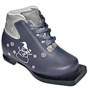 Ботинки лыжные MARAX М 350 KIDS 75 мм (серый) размер 30