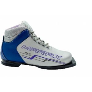 Ботинки лыжные MARAX МX -75 NEW (серебро - синий) размер 30