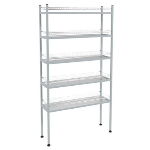 Стеллаж для стаканов ЭКОНОМ (сетки хром., каркас окраш), 895х270х1680(1700) мм. Стеллаж для стаканов СТАНДАРТ (сетки хром., каркас нерж.), 895х270х1680 (1700) мм.