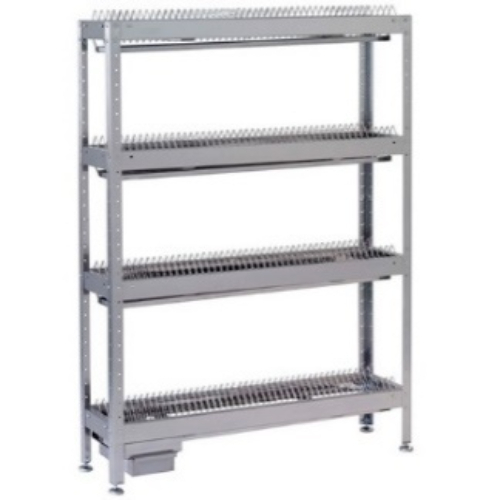 Стеллаж для тарелок (нержавеющая сталь, разборный) 1200х300х1650 мм. Стеллаж для тарелок (нержавеющая сталь, разборный) 1200х300х1650 мм.