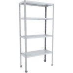 Стеллаж ЭКОНОМ 1000х500х1850(1870) мм (полки нерж. каркас оцинк.)