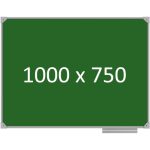 Доска школьная одноэлементная магнитная (мел), 1000х750 мм. эмаль