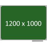 Доска школьная одноэлементная магнитная (мел), 1200х1000 мм. эмаль