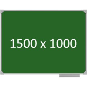 Доска школьная одноэлементная магнитная (мел), 1500х1000 мм. эмаль