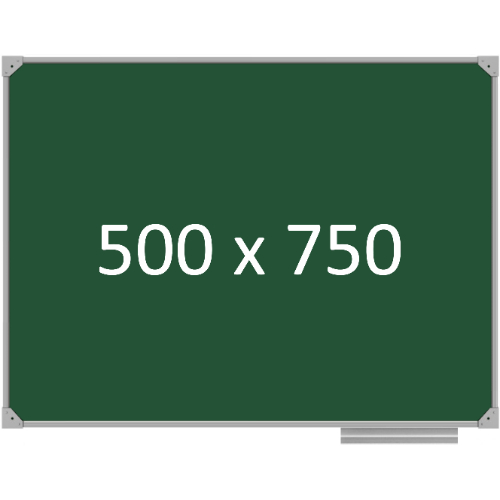 Доска школьная одноэлементная магнитная (мел), 500х750 мм. полимер Доска школьная одноэлементная магнитная (мел), 500х750 мм. полимер