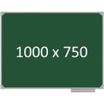 Доска школьная одноэлементная магнитная (мел), 1000х750 мм. полимер