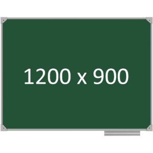 Доска школьная одноэлементная магнитная (мел), 1200х900 мм. полимер