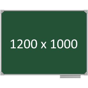 Доска школьная одноэлементная магнитная (мел), 1200х1000 мм. полимер