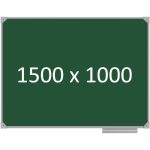 Доска школьная одноэлементная магнитная (мел), 1500х1000 мм. полимер