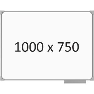 Доска школьная одноэлементная магнитная (маркер), 1000х750 мм. эмаль