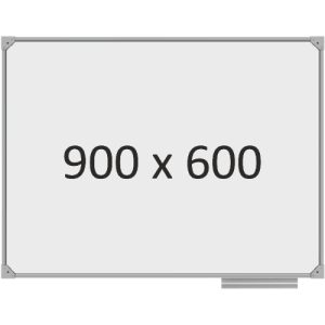 Доска школьная одноэлементная магнитная (маркер), 900х600 мм. полимер