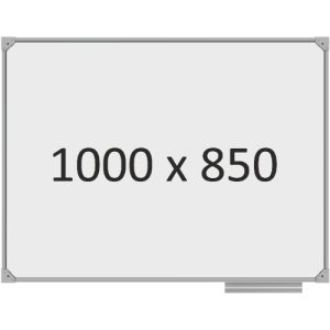 Доска школьная одноэлементная магнитная (маркер), 1000х850 мм. полимер