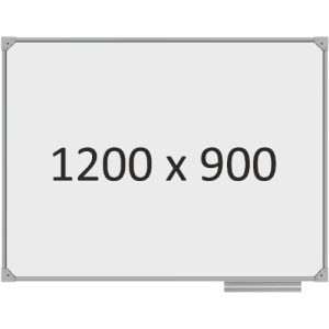 Доска школьная одноэлементная магнитная (маркер), 1200х900 мм. полимер