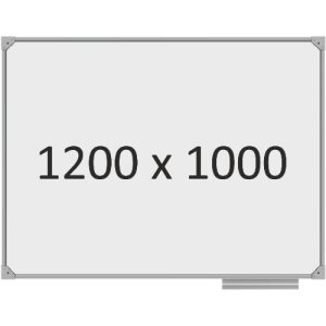 Доска школьная одноэлементная магнитная (маркер), 1200х1000 мм. полимер