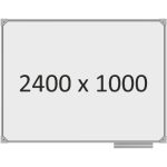 Доска школьная одноэлементная магнитная (маркер), 2400х1000 мм. полимер